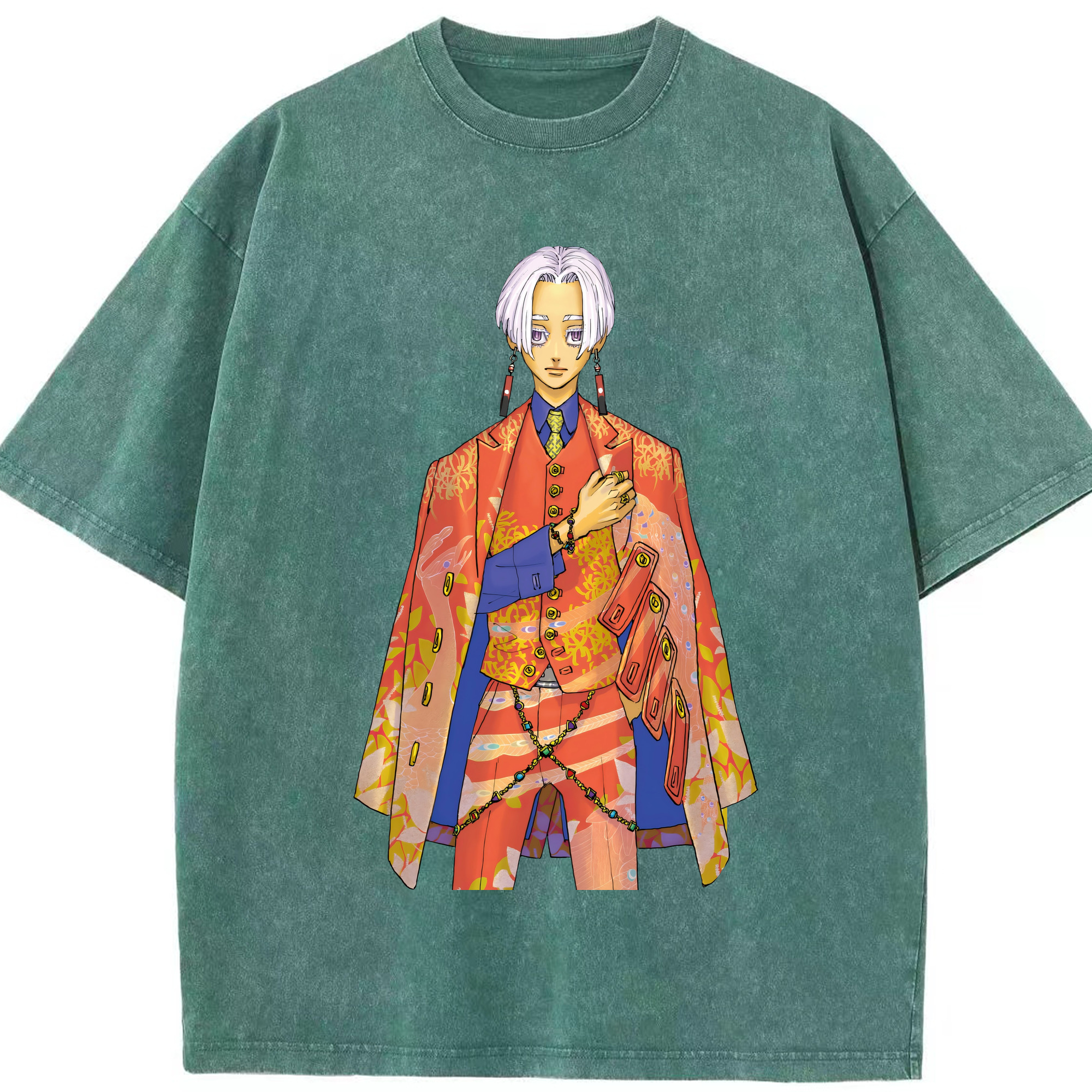 （画像用） 東京リベンジャーズ Tokyo Revengers 綿100% ヴィンテージ風 半袖Tシャツ（フロントプリント）